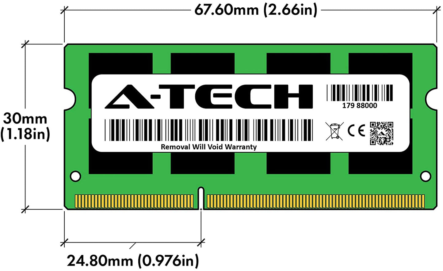 16GB (2X8Gb) DDR3/DDR3L 1333Mhz PC3L-10600 (PC3-10600) CL9 SODIMM 2Rx8 1.35V 204-Pin Non-Ecc SO-DIMM Laptop, Notebook RAM Memory Modules